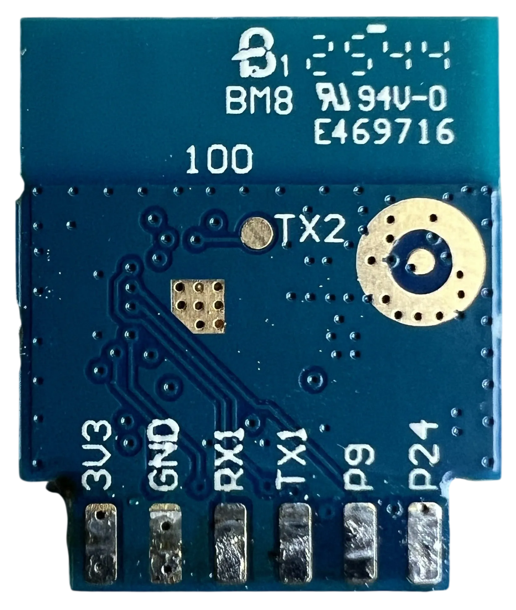 Tuya T1-2S-NL module back